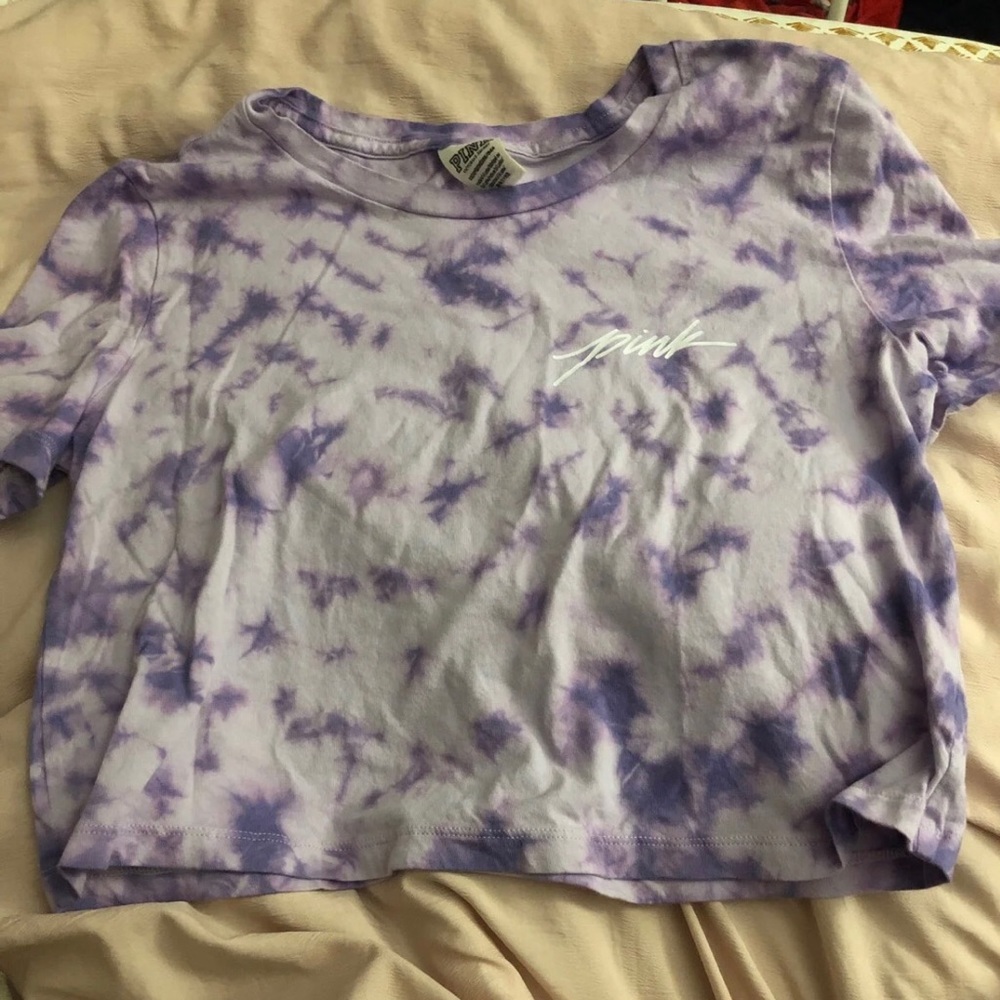 PINK victoria secret cropped shirt